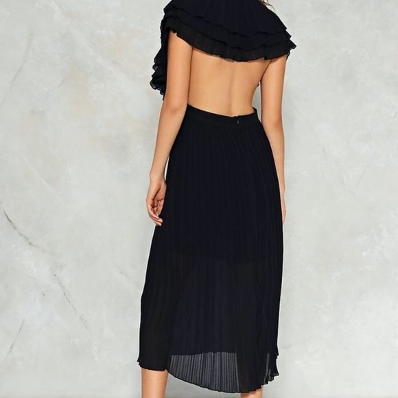 Nasty Gal Dresses & Skirts - Nasty Gal Allyson Collection Black Halter Dress